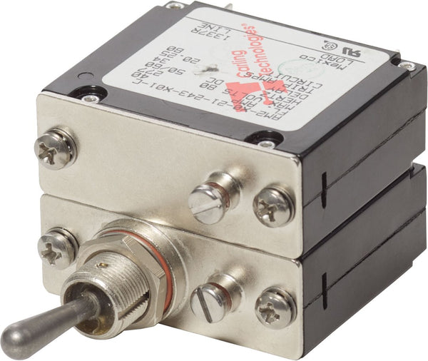 Blue Sea Circuit Breaker 40 Amp Double Pole Magnetic Hydraulic (MPN: 7316-BSS)