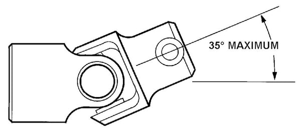 Borgeson Steering Shaft Universal Joint (MPN: 014352)