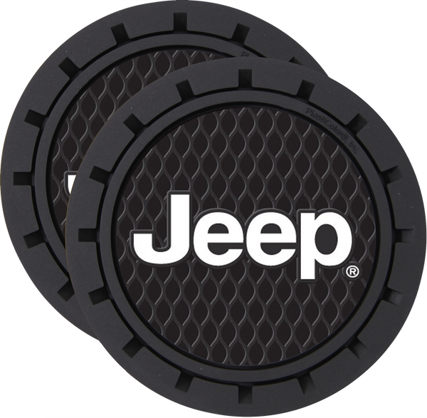 Plasticolor Jeep Logo Beverage Coaster (MPN: 000652R01)