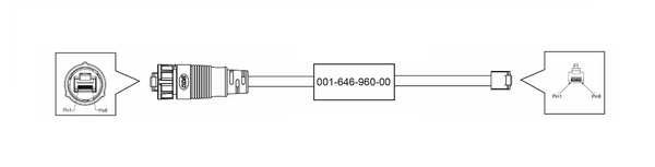 Furuno Ethernet Cable (MPN: 001-646-960-00)