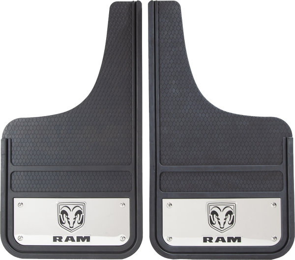 Plasticolor Mud Flap Set With Ram Logo (MPN: 001835R01)