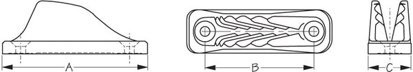 Sea Dog Rope Cleat Clamcleat Vertical CL201 (MPN: 002010-1)