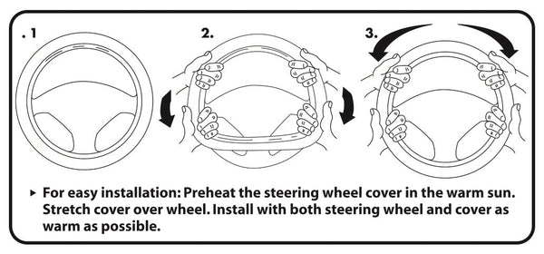 Plasticolor Steering Wheel Cover (MPN: 006727R03)