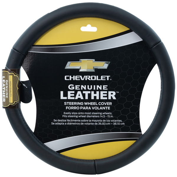 Plasticolor Chevrolet Leather Steering Wheel Cover (MPN: 006742R03)