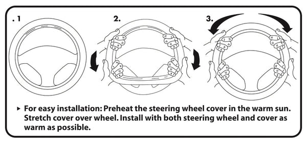 Plasticolor Steering Wheel Cover (MPN: 006761R02)