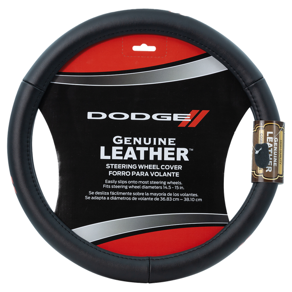 Plasticolor Dodge Leather Steering Wheel Cover (MPN: 006790R01)