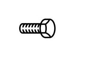 Dexter Trailer Brake Mounting Bolt (MPN: 007-116-00)