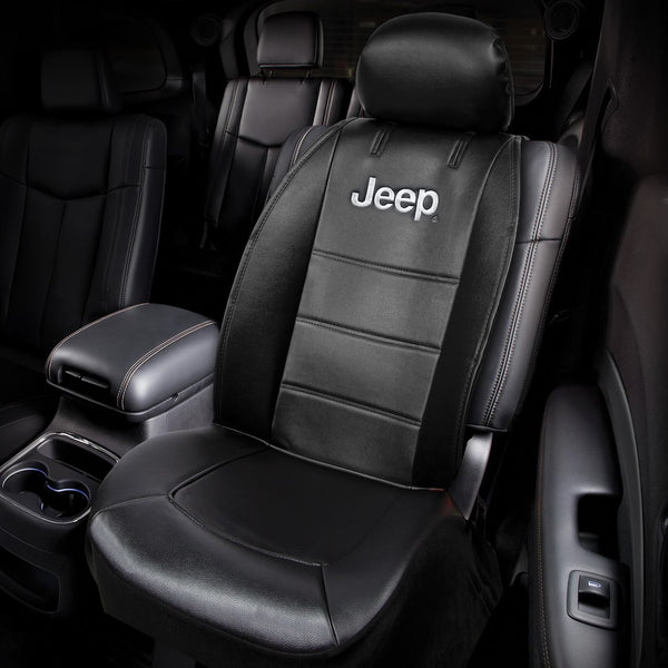 Plasticolor Low Back Jeep Logo Seat Cover (MPN: 008597R01)