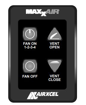 MaxxAir Roof Vent Remote Control (MPN: 00A03550K)