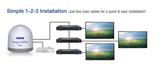KVH TracVision UHD7 Satellite TV System (MPN: 01-0423-01SL)
