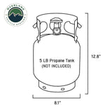 Overland Vehicle Systems Propane Tank Cover (MPN: 21189941)