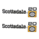 Holley Classic Trucks Scottsdale 20 Fender Emblem (MPN: 04-556)