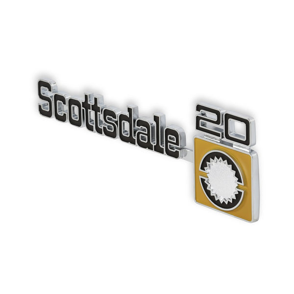Holley Classic Trucks Scottsdale 20 Fender Emblem (MPN: 04-556)