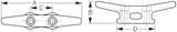 Sea Dog Rope Cleat (MPN: 040108-1)