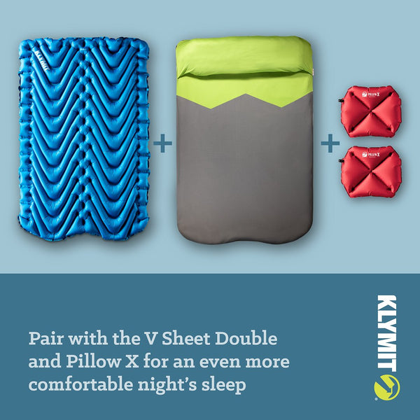 Klymit Double V Inflatable Sleeping Pad (MPN: 06DVBL02E)
