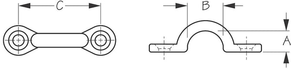 Sea Dog Tie Down Anchor Pad Mount (MPN: 081242-1)