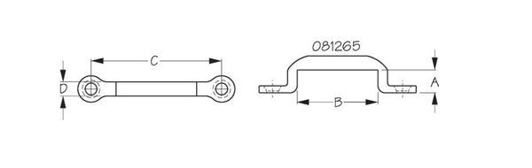 Sea Dog Tie Down Anchor (MPN: 081265-1)