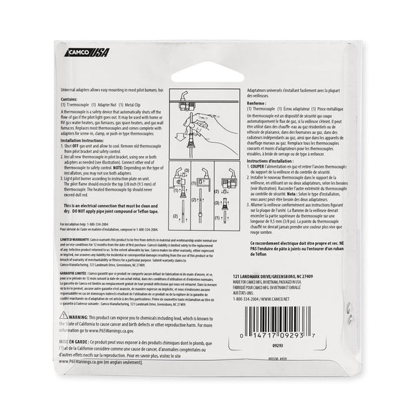 Camco Thermocouple Probe Sensor (MPN: 09293)