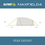 Klymit Maxfield 4 Ground Tent (MPN: 09M4OR01D)