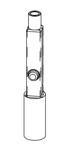 MaxxAir Roof Vent Lift Arm Knob Shaft (MPN: 10-21232K)