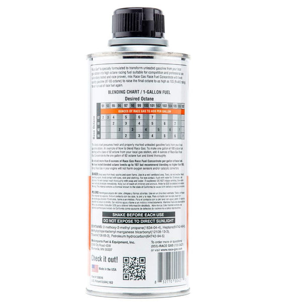 Race Gas Octane Booster (MPN: 100016)