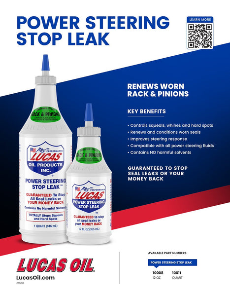 Lucas Oil Power Steering Fluid (MPN: 10011)