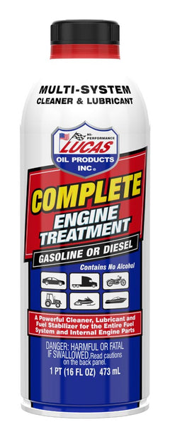 Lucas Oil Complete Engine Treatment (MPN: 10016)