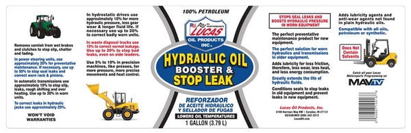 Lucas Oil Hydraulic Fluid Stop Leak (MPN: 10018)