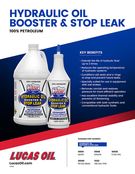 Lucas Oil Hydraulic Fluid Stop Leak (MPN: 10018)