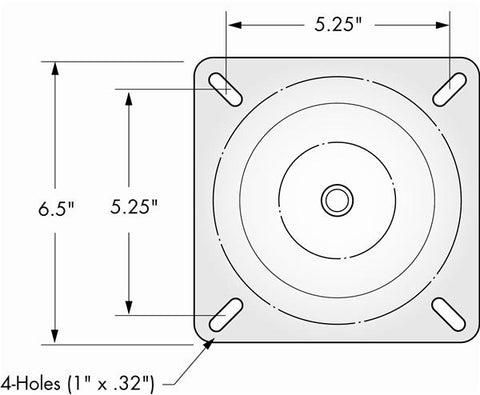 Attwood Marine Lock'N'Pin Boat Seat Mount (MPN: 1002-S)