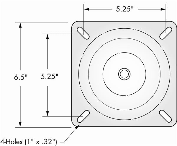 Attwood Marine Lock'N'Pin Boat Seat Mount (MPN: 1002-S)