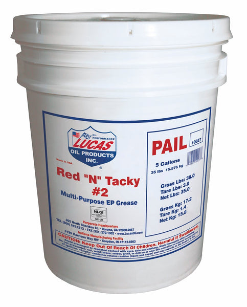 Lucas Red N Tacky Grease (MPN: 10027)