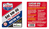 Lucas Oil Synthetic 5W-30 Motor Oil (MPN: 10049)