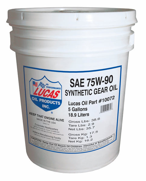 Lucas Oil Synthetic Gear Oil (MPN: 10072)