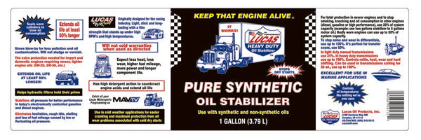 Lucas Oil Synthetic Oil Additive (MPN: 10131)