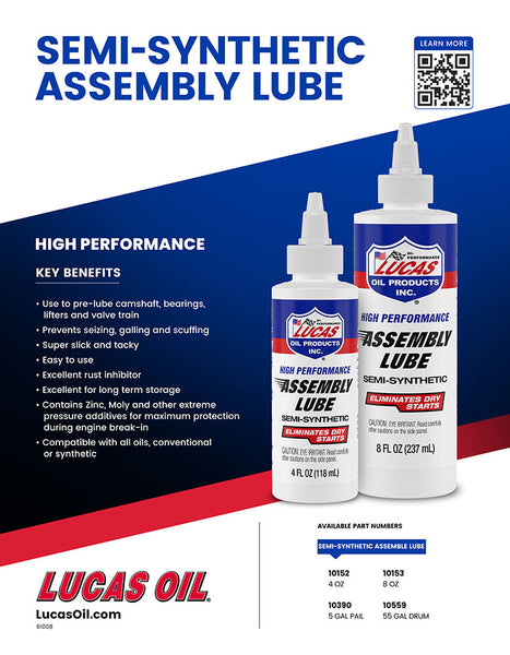 Lucas High Performance Assembly Lube (MPN: 10153)