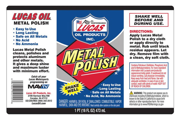 Lucas Metal Polish (MPN: 10155)