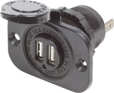 Blue Sea USB Outlet (MPN: 1016-BSS)