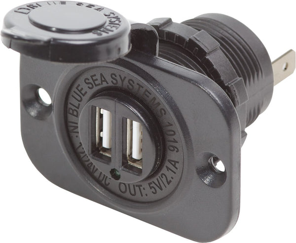 Blue Sea USB Outlet (MPN: 1016-BSS)