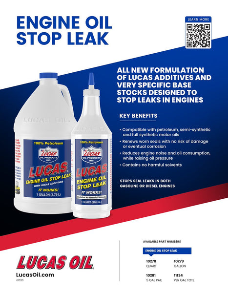Lucas Oil Engine Oil Stop Leak (MPN: 10278)