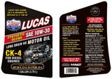 Lucas Oil Synthetic Motor Oil (MPN: 10282)