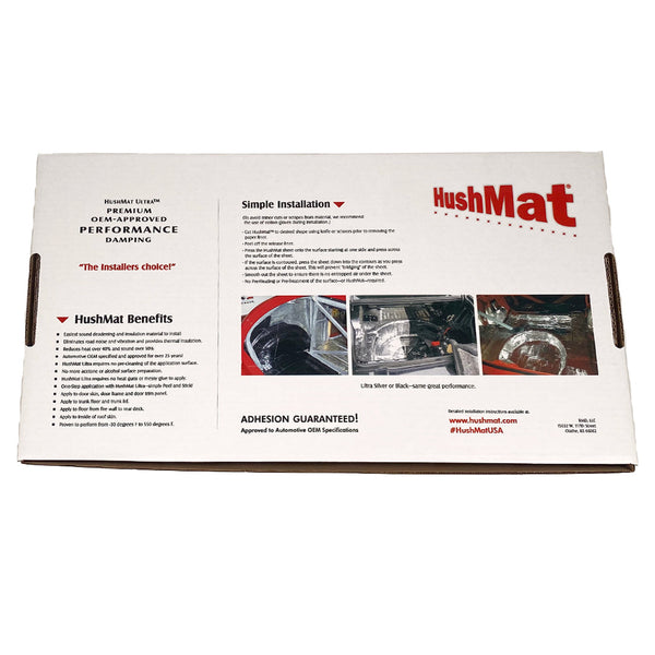 HushMat Sound Dampening Kit (MPN: 10300)