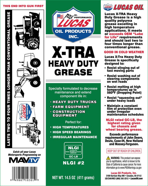 Lucas Oil Multi Purpose Grease (MPN: 10301-30)