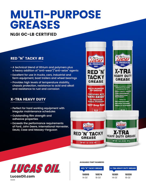 Lucas Oil Multi Purpose Grease (MPN: 10301-30)