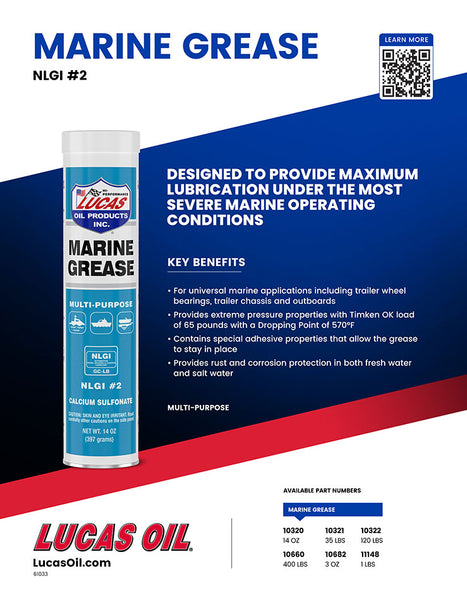 Lucas Marine Grease (MPN: 10320-30)
