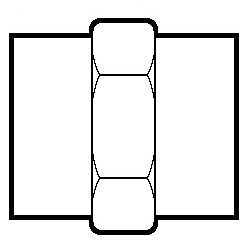 Anderson Fittings Coupler Fitting (MPN: 103A-D)