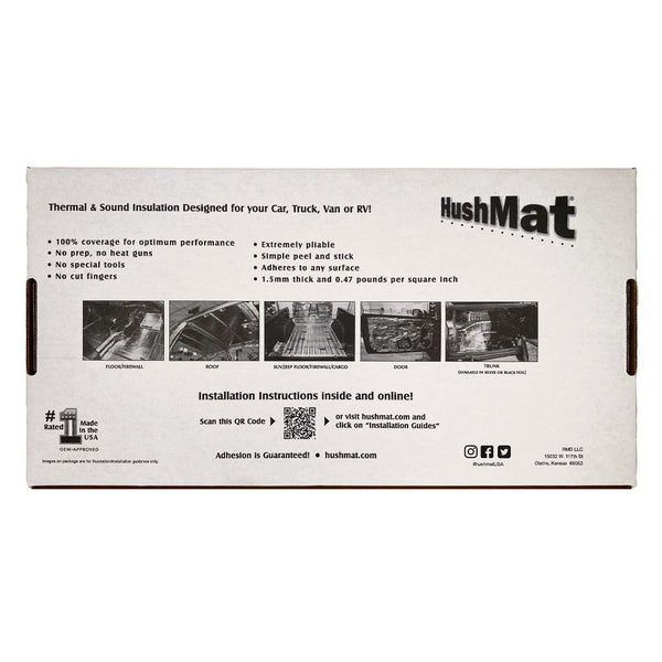 HushMat Sound Dampening Kit (MPN: 10400)