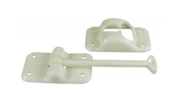 Door Catch T-Style 3.5 Inch Colonial White (MPN: 10424)