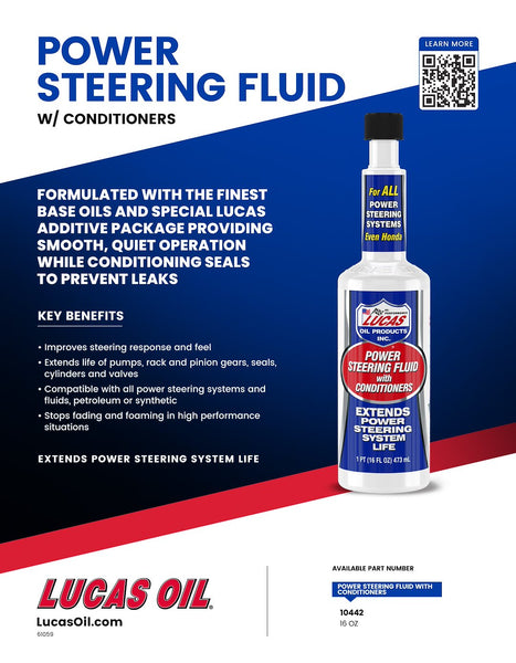 Lucas Power Steering Fluid (MPN: 10442)