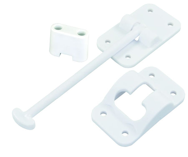 Door Catch T-Style 6 Inch Polar White (MPN: 10444B)